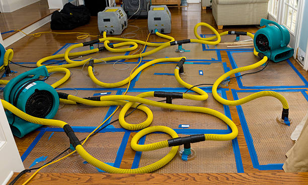 Professional Burst Pipe Water Damage technician working in Mar Lin, PA